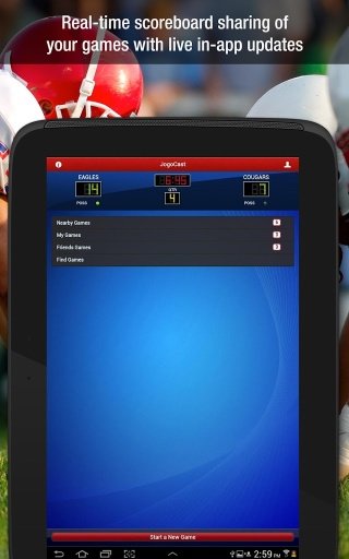 JogoCast Football Scoreboard截图1