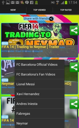 New &amp; Hot FC Barcelona videos截图5