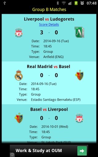 Champions League Mobile截图3