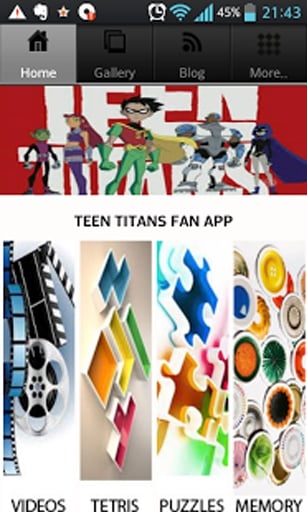 Teen Titans fan app Games Pack截图1