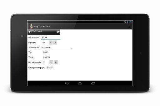 Easy Tip Calculator - Free截图8