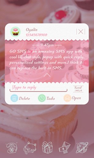 BASILEIA FONT FOR GO SMS PRO截图5