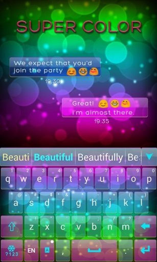 super color go keyboard Theme截图4