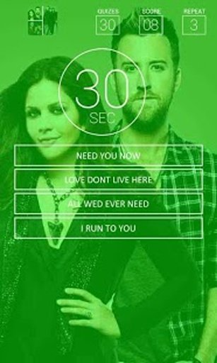 Lady Antebellum Music Quiz截图4