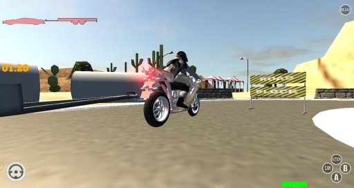 Motorcycle Race Simulator 3D截图5