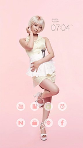 AOA Short Hair dodol theme截图7