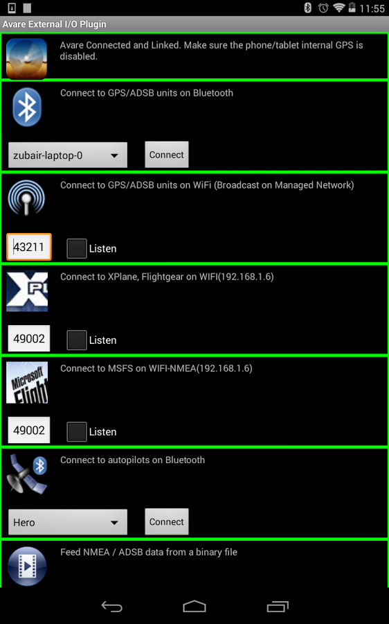 Avare External I/O Plugin截图1