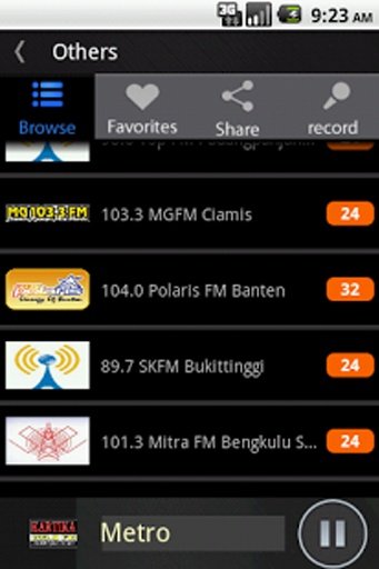 Radio Indonesia Free截图5