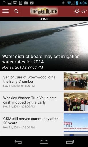 Brownwood Bulletin Newsroom截图1