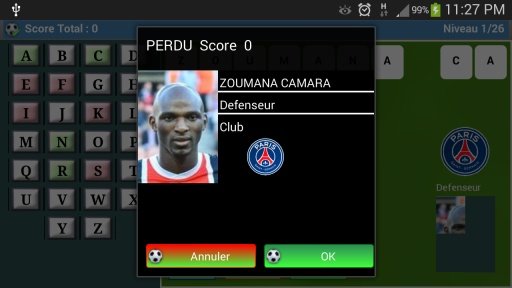 ligue 1 : Pendu Foot RRO截图6