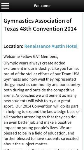 Gymnastics Association of TX截图2