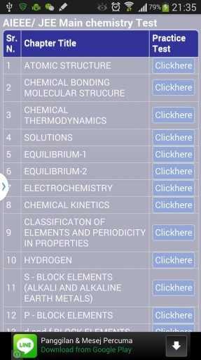 AIEEE JEE Chemistry Mock Test截图5