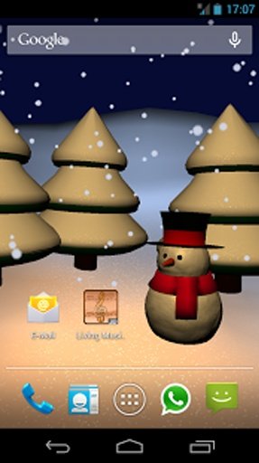 Snowman Gyro3D Live Wallpaper截图3