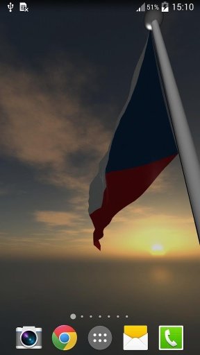 Czech Republic Flag - LWP截图1