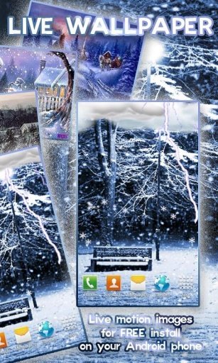 Winter Storm Live Wallpapers截图1