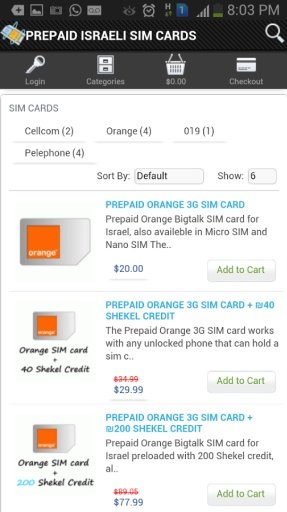 Prepaid Israeli SIM &amp; Topup截图10