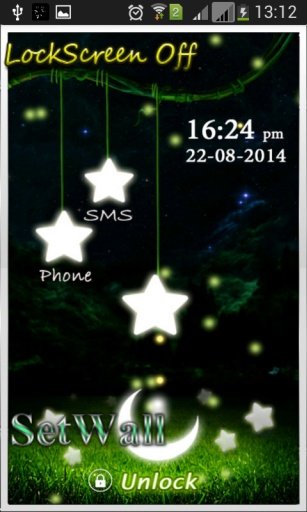 Firefly Stars Lock Screen截图1