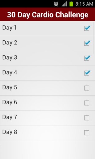 30 Day Cardio Challenge FREE截图6