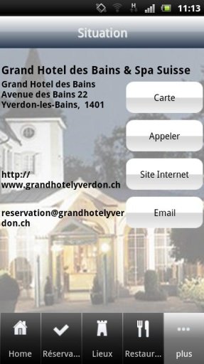 Grand Hotel des Bains Suisse截图1