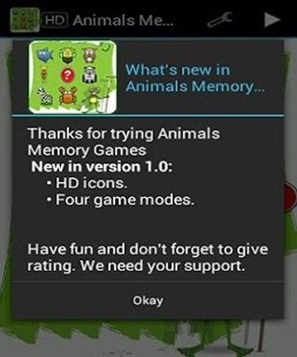 Animals Memory Games截图10