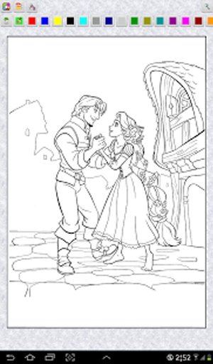 Tangled Coloring Pages截图1