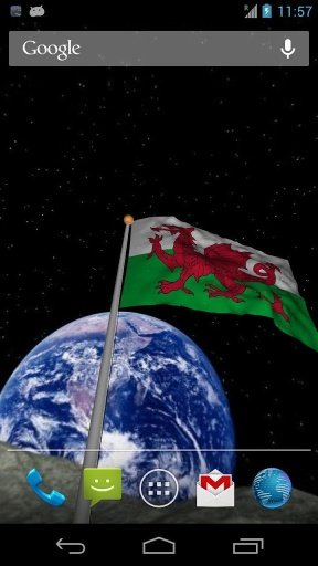 Real Welsh Flag Live Wallpaper截图2