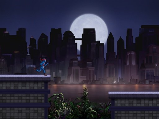 Ninja Dark City Run RoofTop截图4