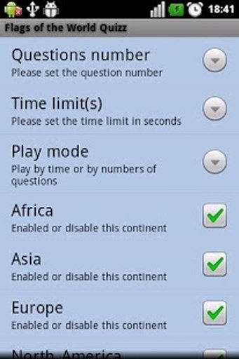 Flags of the World Quizz截图8