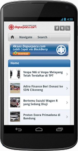 Dapur Pacu Mobile截图7