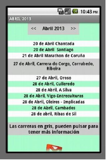 Calendario Galego Atletismo截图2