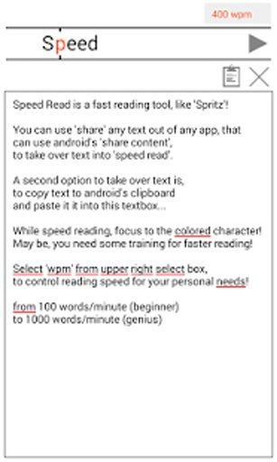 Speed Read inspired by Spritz!截图3