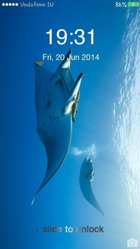 Ocean Life Lock Screen截图3