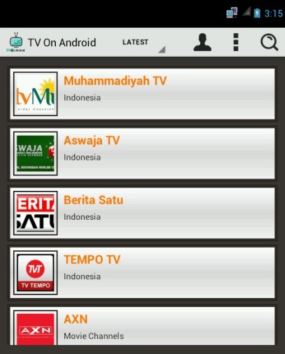 TV On Android截图1