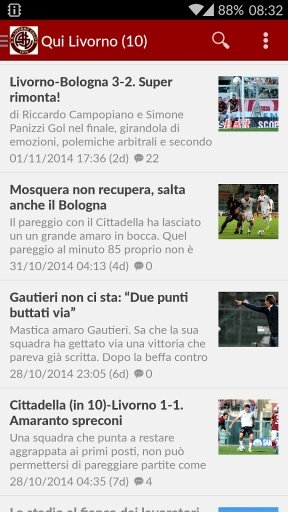 Livorno Calcio News截图3