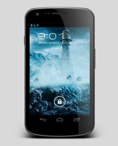 Storm and Lighthouse LiveWP截图2