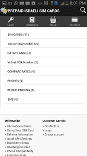 Prepaid Israeli SIM &amp; Topup截图1