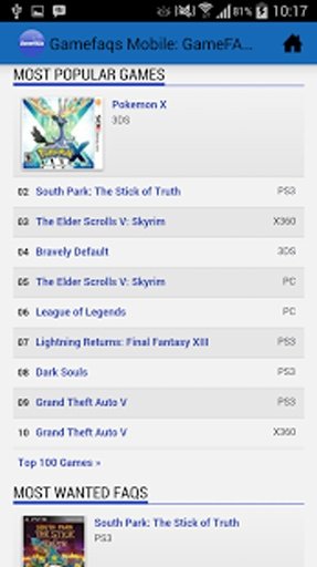 GameFaqs Mobile截图3