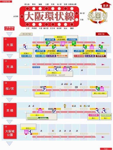 ピタリ！乗车位置　大阪环状线截图1