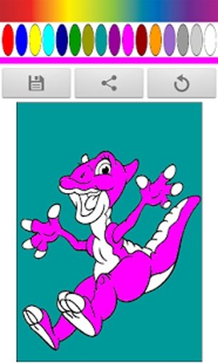 Dinosaurs Kids Coloring Book截图2