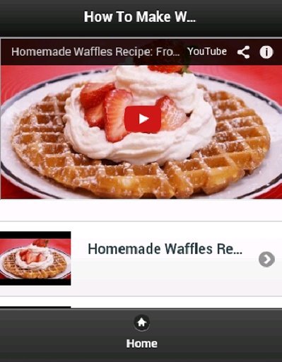 How To Make Waffles截图3