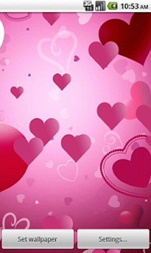 Hearts Live Wallpaper截图4