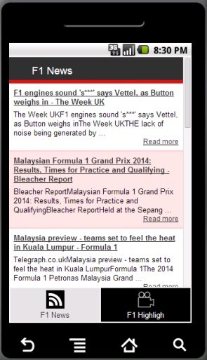 F1 Highlights and News 2014截图3