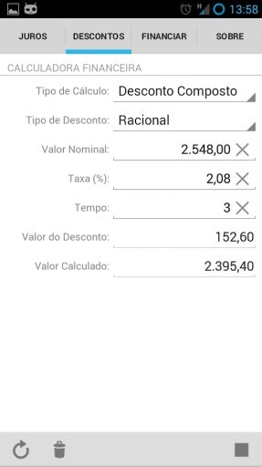 Calculadora Financeira Lite截图5