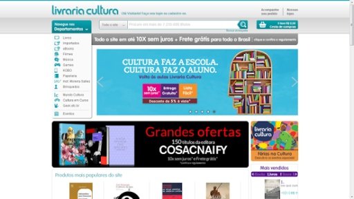 Livraria Cultura截图4