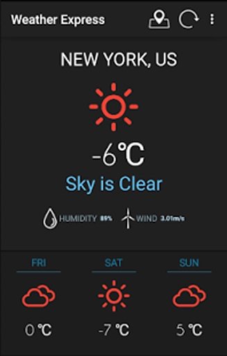 Weather Express截图1