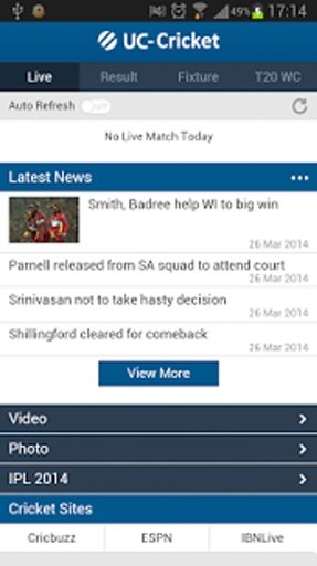 Cricket Live -IPL 2014截图5