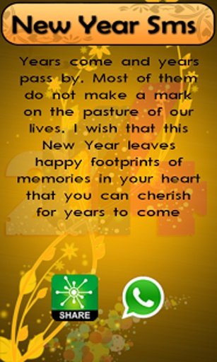 New Year SMS (Whatsapp + FB)截图1