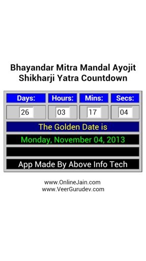 Shikharji Yatra Count Down截图4