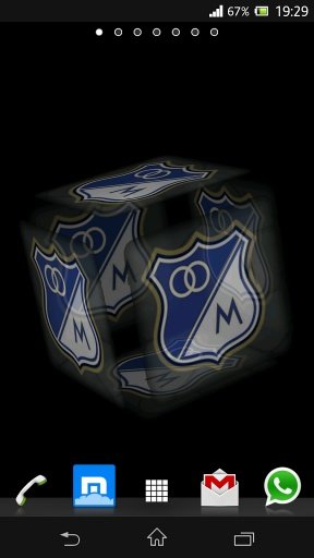 Ball 3D Millonarios LWP截图1