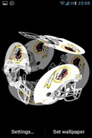 Redskins Helmet Live Wallpaper截图1